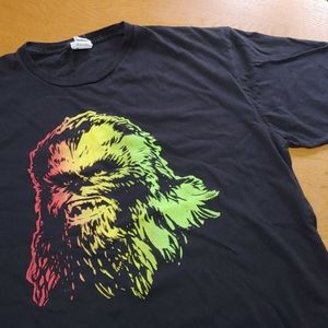Star Wars Rasta Chewbacca t-shirt EUC